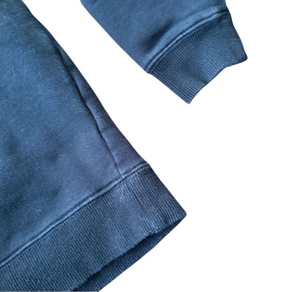 Gentle Fawn Crewneck Sweatshirt Black Distressed XS Oversized - Picture 3 of 5